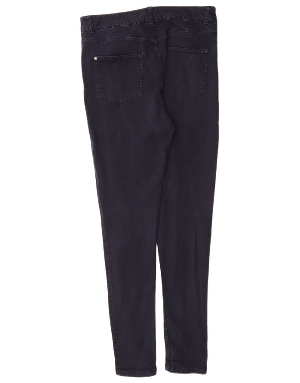 Γυναικεία Casual Παντελόνια Marks & Spencer UK 12 Medium W30 L30 Navy Blue