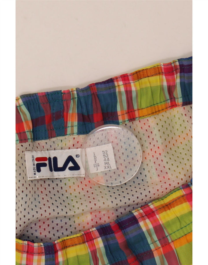 Fila Ανδρικό κολυμβητικό σορτς IT 52 Μεγάλο πολύχρωμο τσεκ