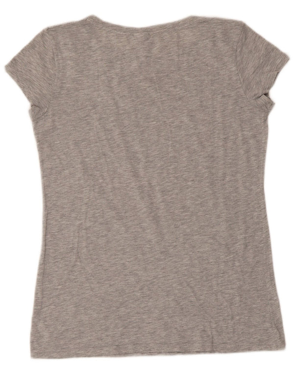 Γυναικείο μπλουζάκι Benetton Snoopy Graphic Top UK 12 Medium Grey Flecked