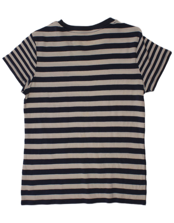 Μπλουζάκι Nike Boys Top 12-13 ετών Μεγάλο Navy Blue ριγέ