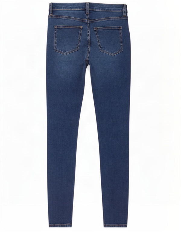 Marks & Spencer Γυναικεία Super Skinny Jeans UK 12 Medium W28 L27 Blue Cotton