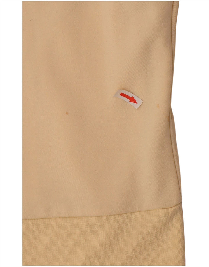 Freddy Womens Crop Graphic αθλητική φόρμα Top Jacket UK 14 Medium Beige