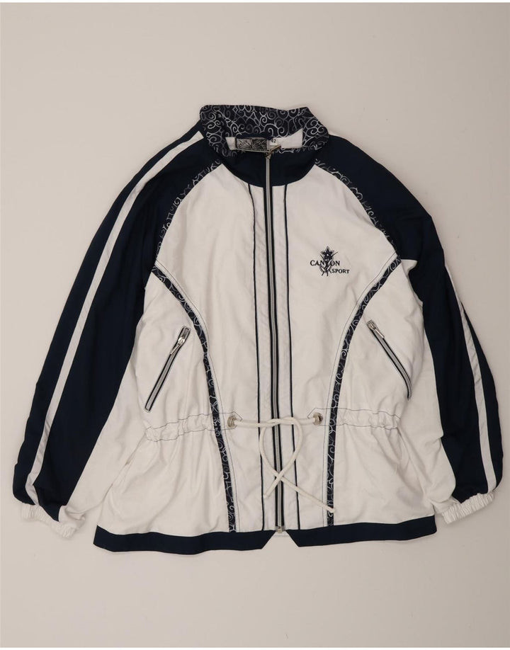 Ανδρική φόρμα Canyon Top Jacket UK 42 Large White Colourblock Polyester