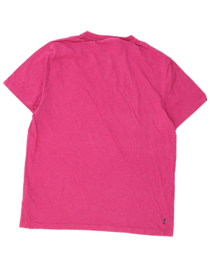 Ανδρικό T-Shirt SUPERDRY Top 2XL Ροζ Βαμβακερό