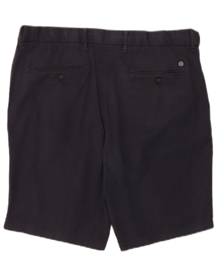 Ανδρικό σορτς Chino Marks & Spencer W36 Large Navy Blue από βαμβάκι