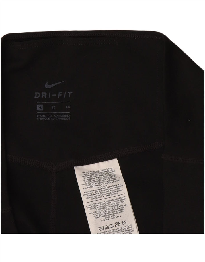 Γυναικείο κολάν NIKE Dri Fit UK 18 XL Μαύρο πολυεστέρα