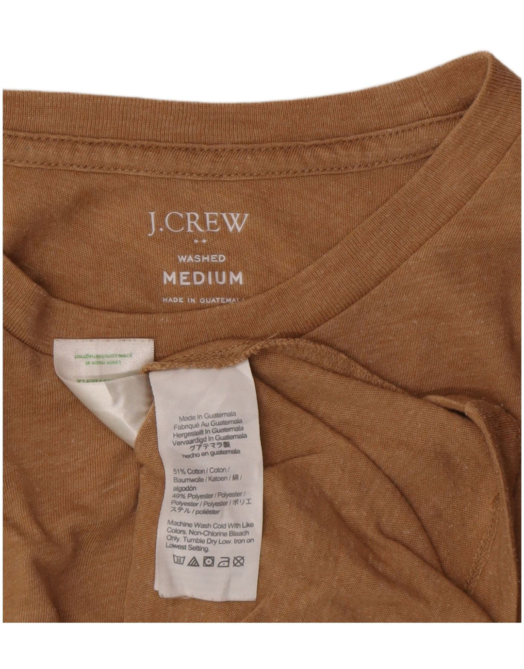 Ανδρικό T-Shirt J. Crew Top Βαμβακερό μεσαίο μπεζ
