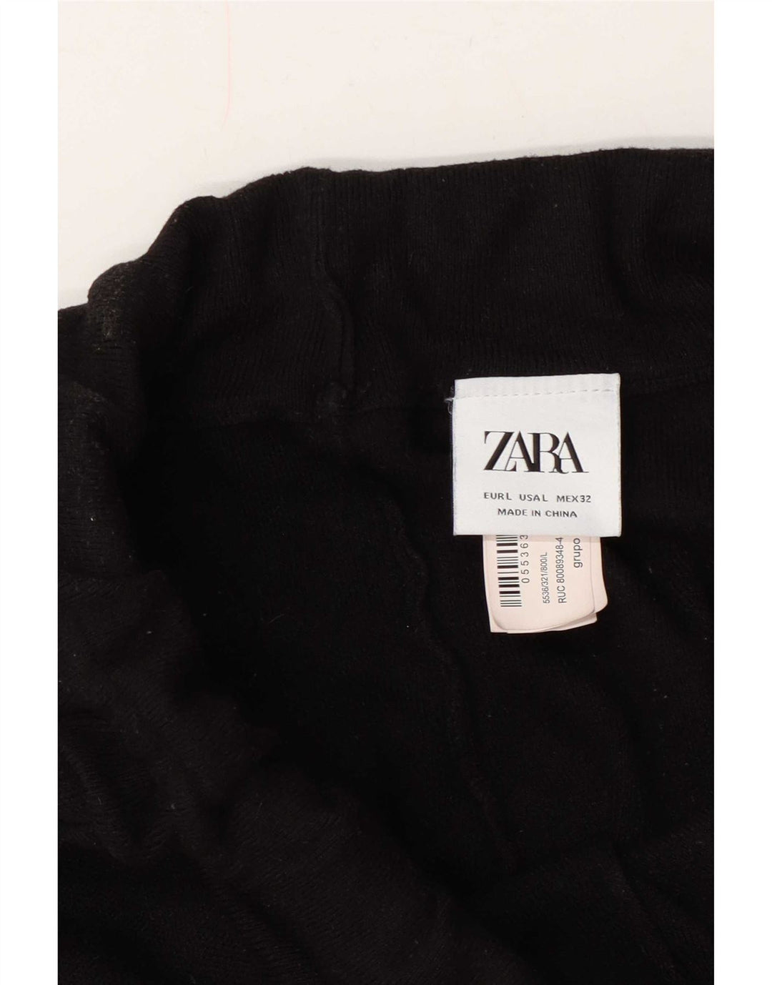 Ανδρική φόρμα Zara Παντελόνι Joggers Μεγάλη Μαύρη Βισκόζη