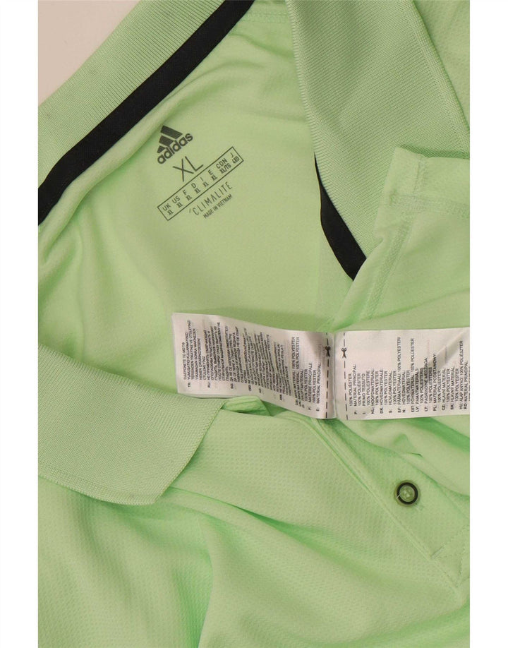 Ανδρικό πουκάμισο Adidas Climalite Polo XL Green Polyester