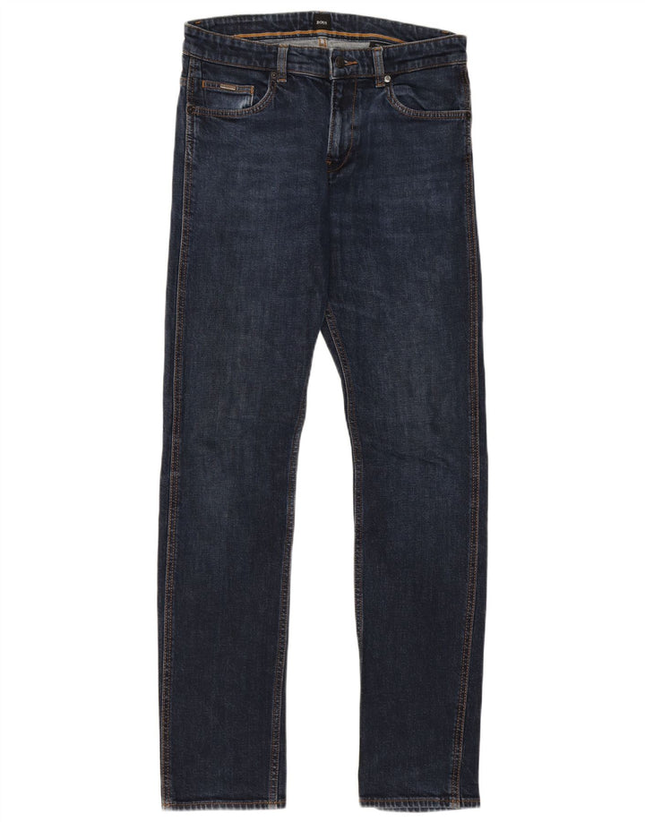 Ανδρικό τζιν Hugo Boss Slim W32 L33 Navy Blue