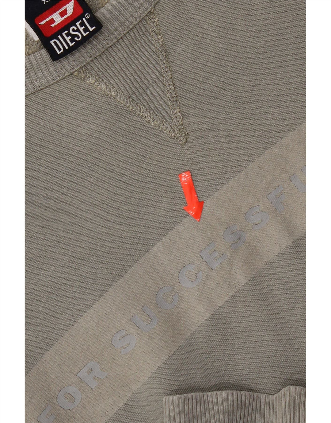 Ανδρικό γραφικό φούτερ Diesel Jumper XL Grey