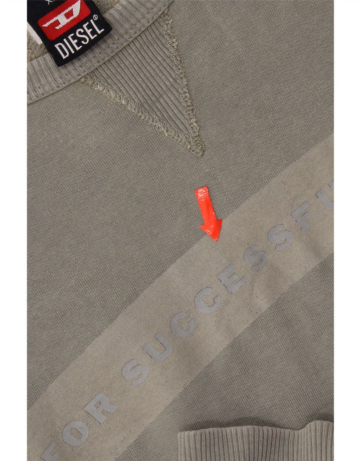 Ανδρικό γραφικό φούτερ Diesel Jumper XL Grey