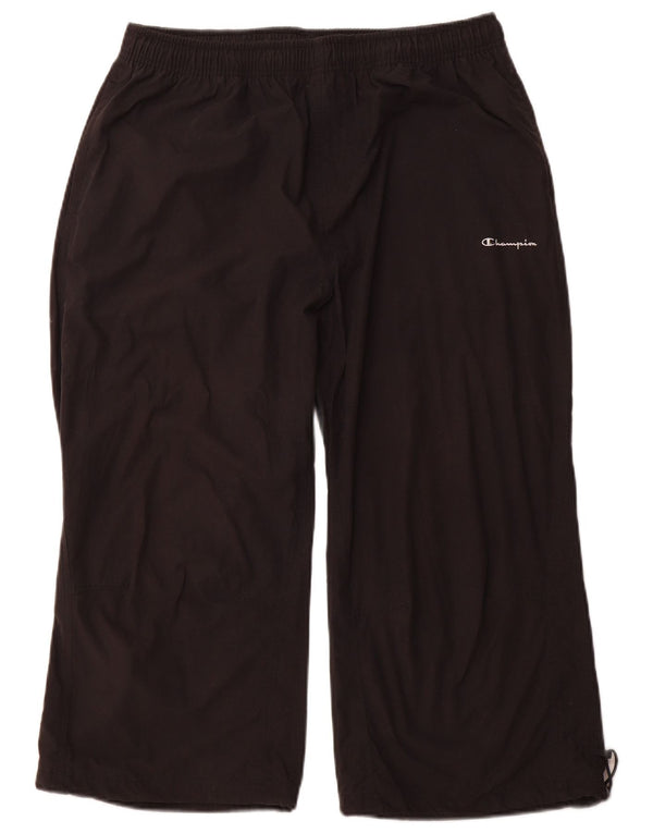 CHAMPION Γυναικεία φόρμα φόρμας Capri UK 20 2XL Μαύρο βαμβακερό