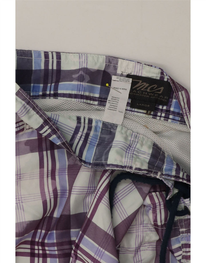 MARLBORO CLASSICS Ανδρικό σορτς κολύμβησης μεγάλο πολύχρωμο τσεκ