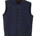 ZARA Ανδρικό padded Gilet UK 38 Medium Navy Blue