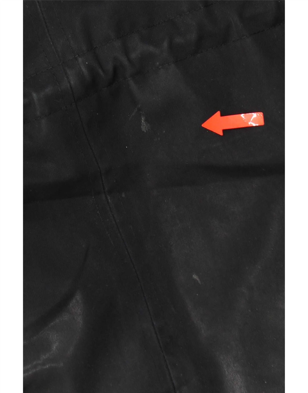 Zara Γυναικείο μπουφάν Parka με κουκούλα UK 14 Medium Black Polyester