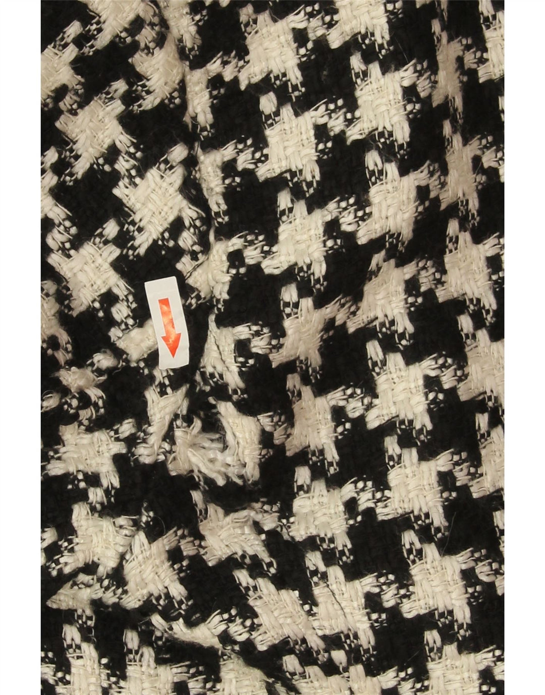 Koton Γυναικείο Πανωφόρι UK 10 Small Black Houndstooth Wool