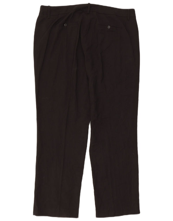 Marks & Spencer Γυναικείο ίσιο casual παντελόνι UK 18 XL W40 L31 μαύρο