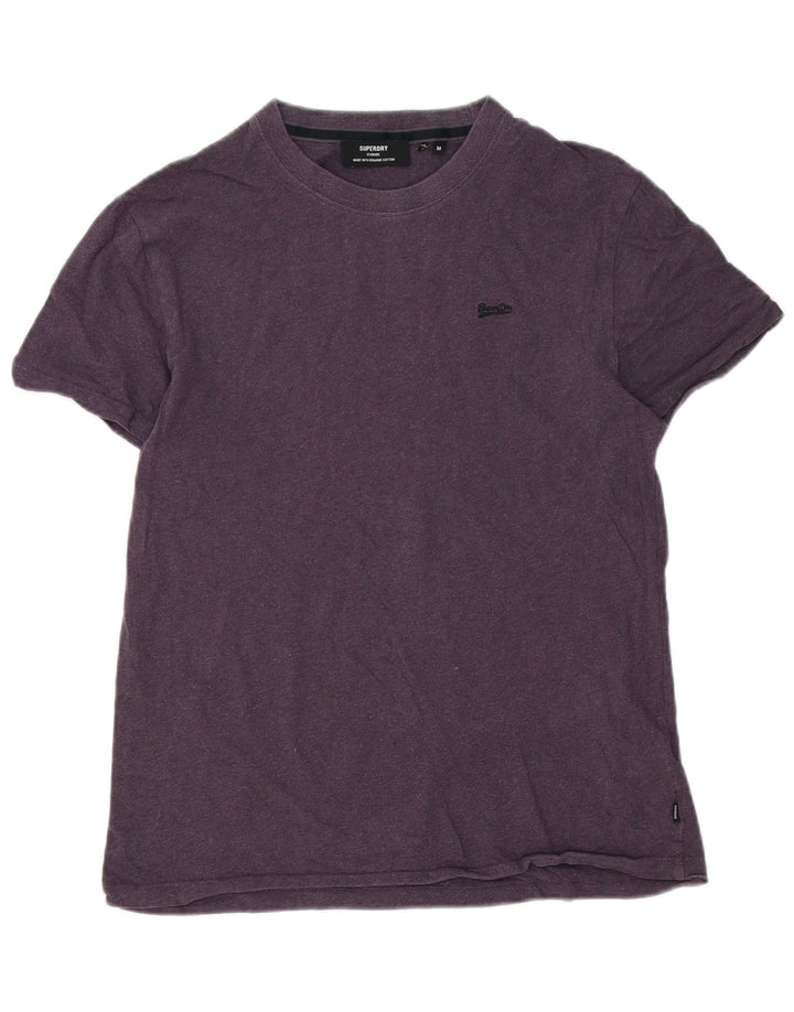 Ανδρικό T-Shirt Superdry Top Μεσαίο Μωβ βαμβακερό