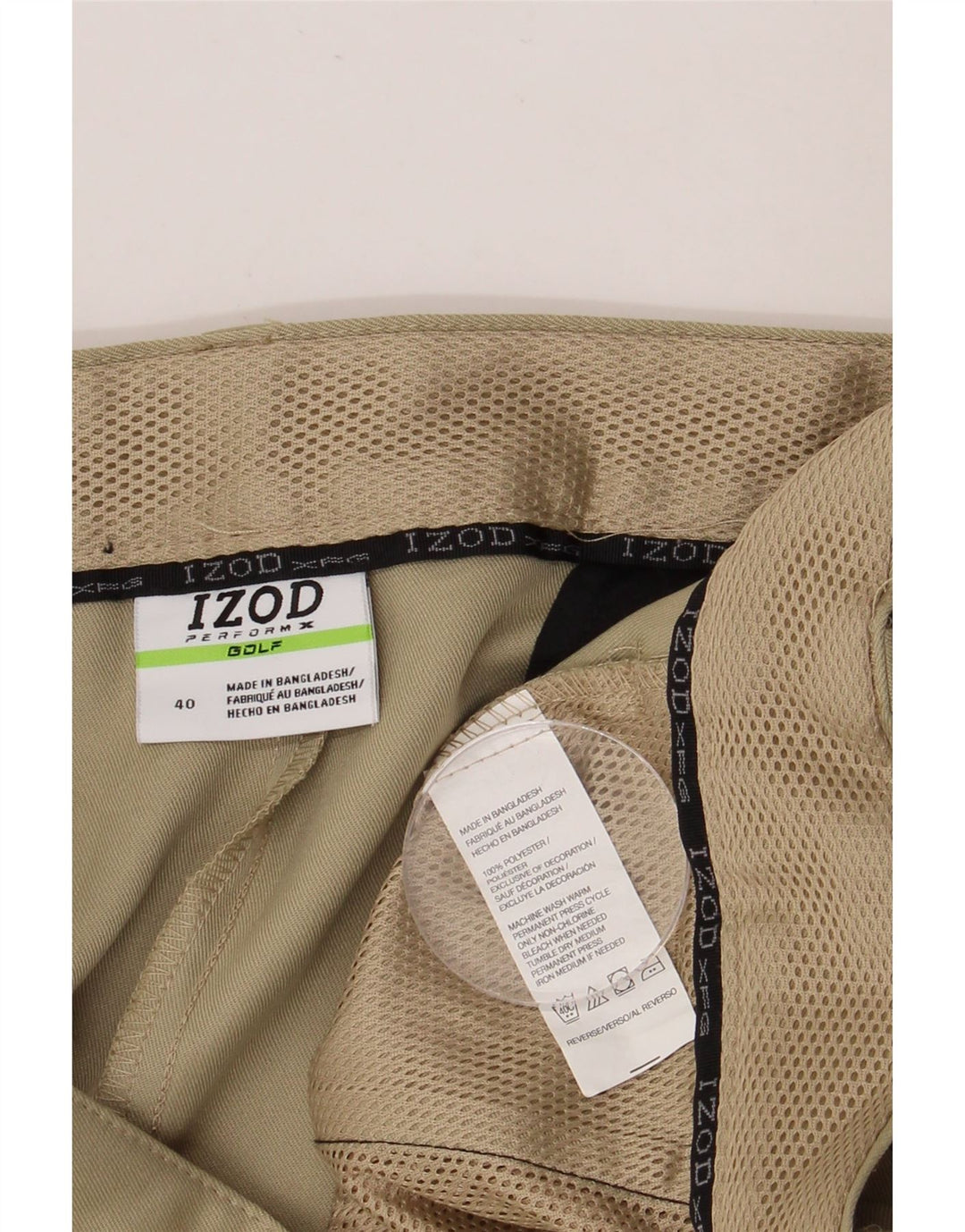 Ανδρικό σορτς Cargo IZOD W40 XL Beige Polyester