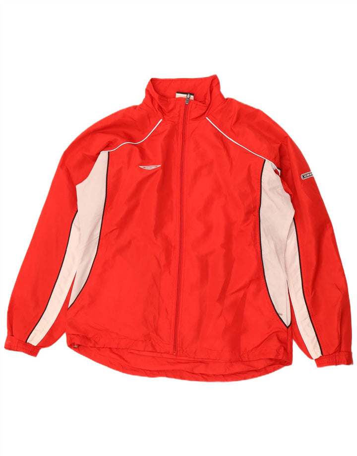 Ανδρική φόρμα Umbro Graphic Top Jacket XL Red Colourblock Polyester