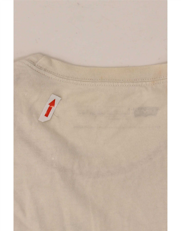 Ανδρικό μπλουζάκι Levi's Standard Fit Graphic Μπλουζάκι από μεσαίο λευκό βαμβάκι
