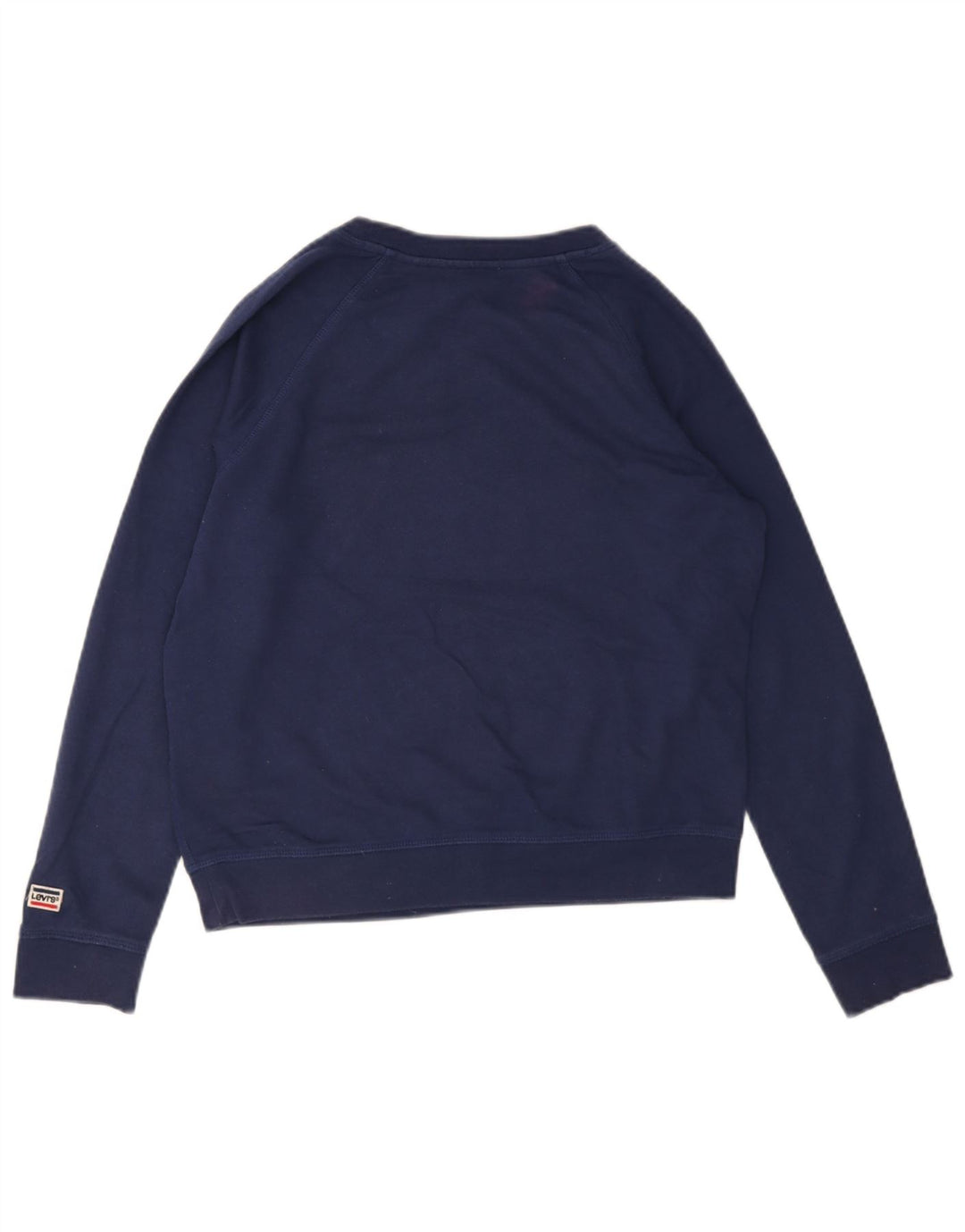 Γυναικείο γραφικό φούτερ Levi's Jumper UK 14 Medium Navy Blue Cotton