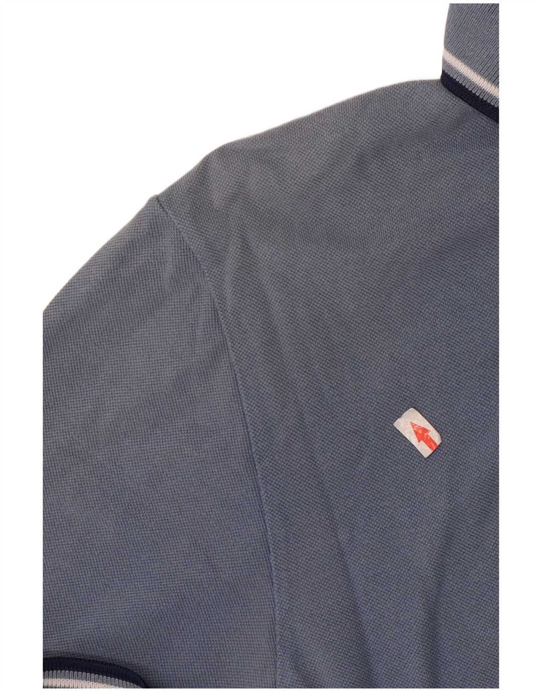 Fred Perry Ανδρικό πουκάμισο Polo από μεσαίο μπλε βαμβακερό