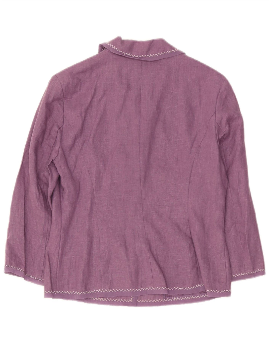 Laura Ashley Γυναικείο σακάκι με 3 κουμπιά σακάκι UK 8 Small Purple Len