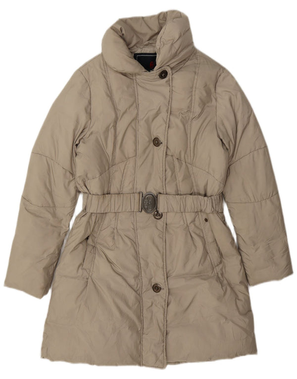 Γυναικείο παλτό Conte of Florence IT 42 Medium Beige Polyester