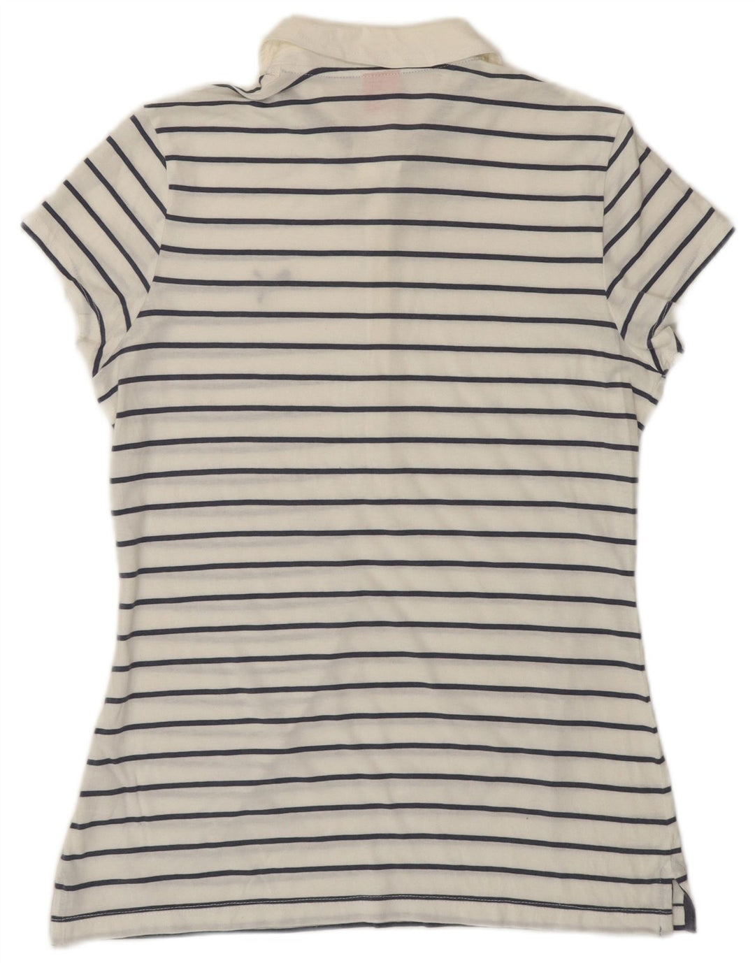 Γυναικείο μπλουζάκι πόλο PUMA UK 12 μεσαίο λευκό ριγέ