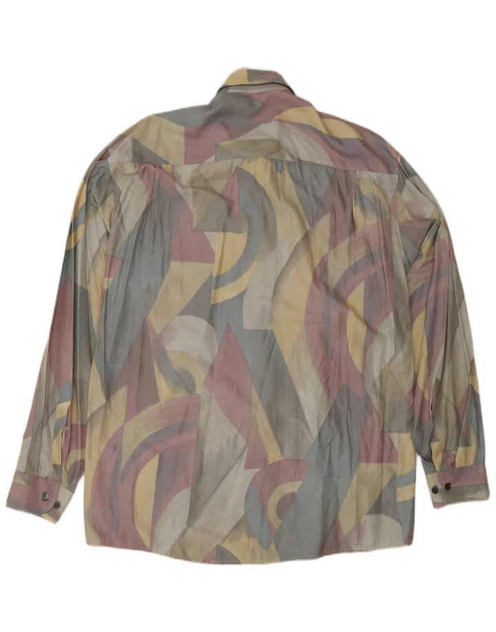 CASA MODA Ανδρικό πουκάμισο Abstract Pattern Μέγεθος 40 μεσαία πολύχρωμη βισκόζη