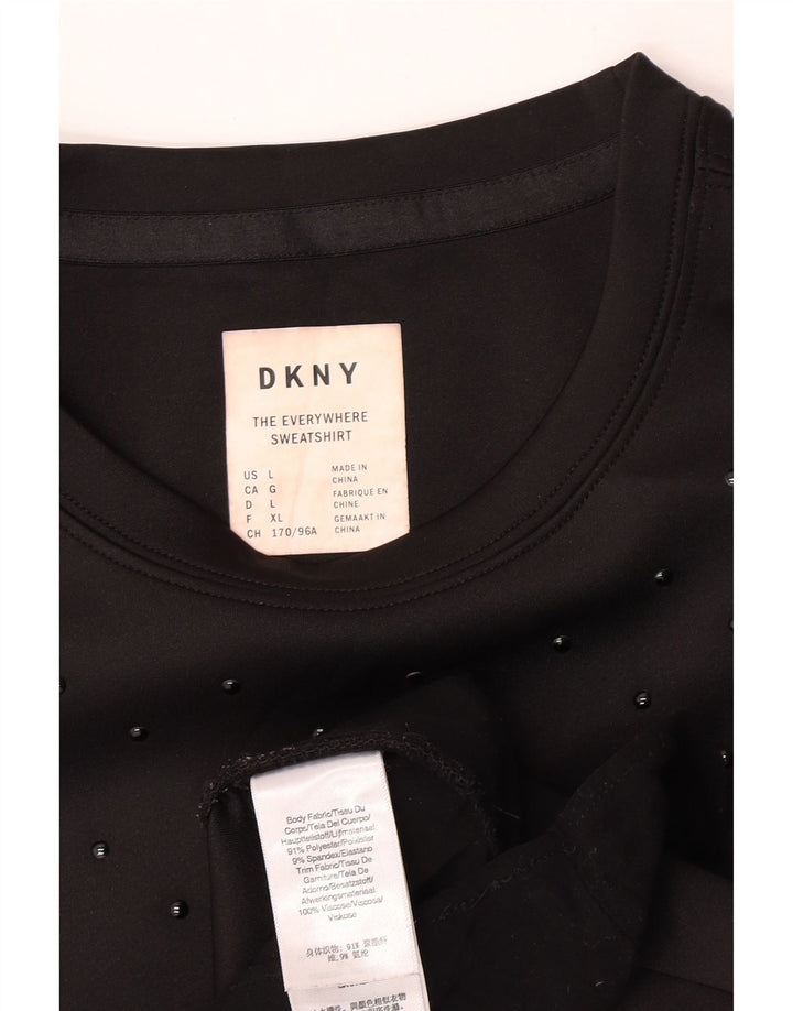 Γυναικεία φούτερ Dkny Jumper UK 16 Large Black Polyester