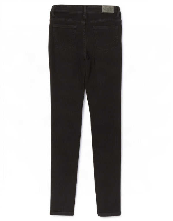 Superdry Γυναικείο Τζιν Alexia Jegging W28 L32 Μαύρο βαμβακερό