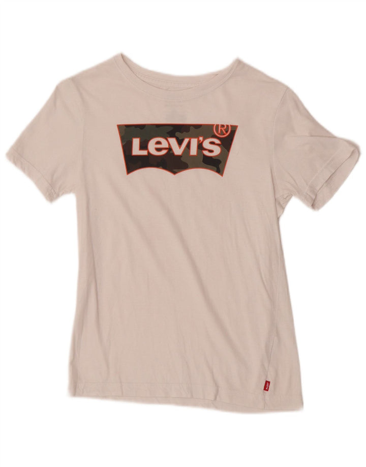 Levi's Boys Graphic T-Shirt Top 11-12 Years Λευκό