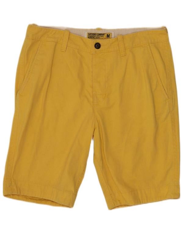 Ανδρικό σορτς Chino SUPERDRY Medium W32 Κίτρινο βαμβακερό