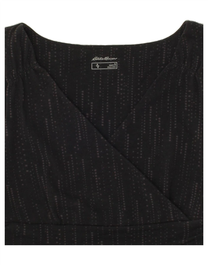 EDDIE BAUER Womens Sleeveless A-Line Dress UK 10 Small Grey Polyester Vintage Eddie Bauer and Second-Hand Eddie Bauer from Messina Hembry 