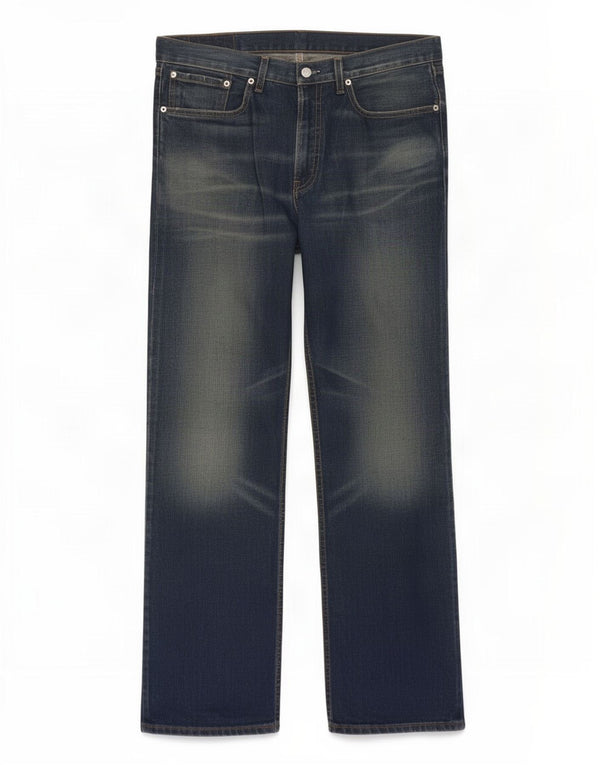 Levi's Womens 508 Straight Jeans W34 L34 Blue Cotton