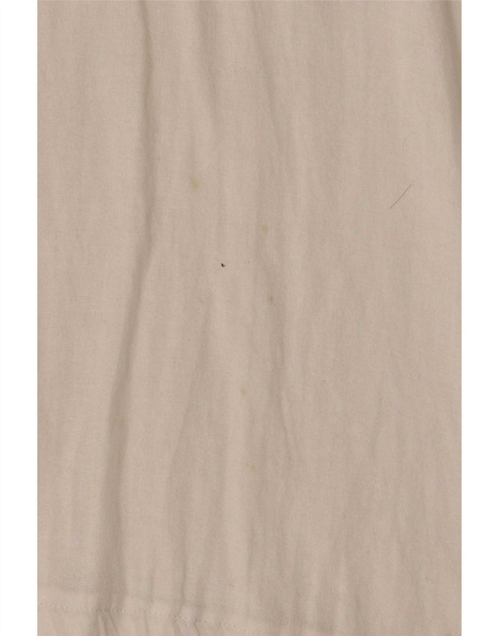 Zara Γυναικεία Μπλούζα Oversized Top UK 10 Small White