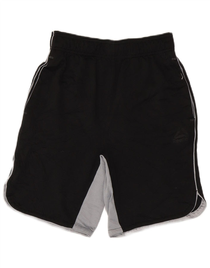 Ανδρικό αθλητικό σορτς Reebok Small Black Colourblock Πολυεστέρας