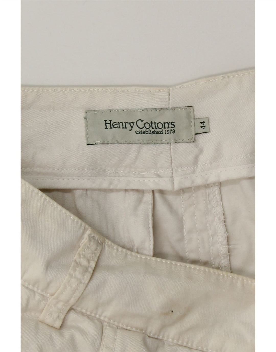 HENRY COTTONS Γυναικεία φούστα σε γραμμή Α IT 44 Medium W30 Λευκό βαμβακερό