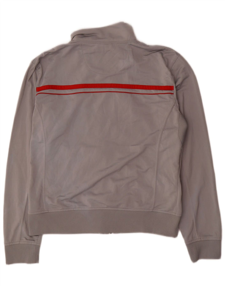 Nike γυναικεία αθλητική φόρμα τοπ μπουφάν UK 16/18 XL Grey Colorblock Polyester