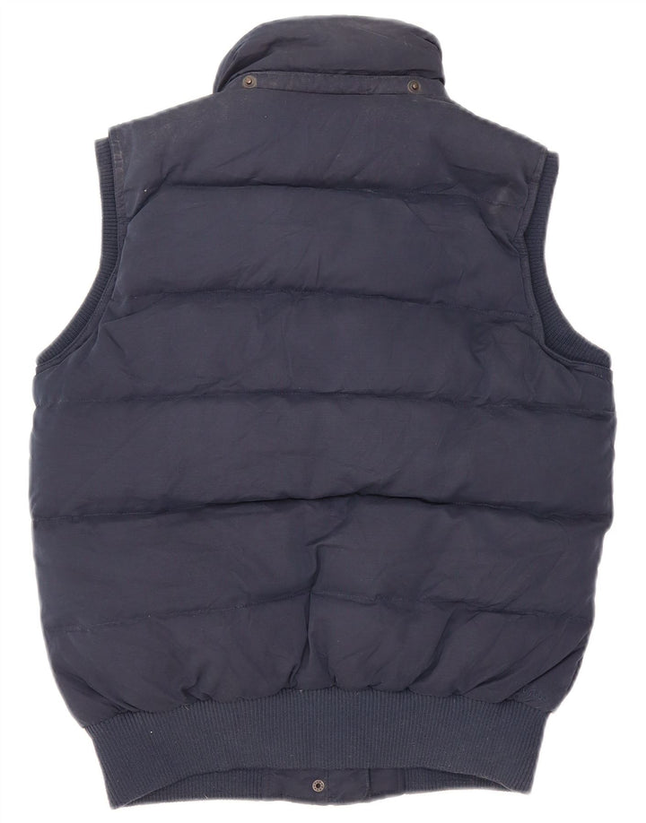 Fat Face Γυναικείο Sherpa padded Gilet UK 12 Medium Navy Blue Polyester
