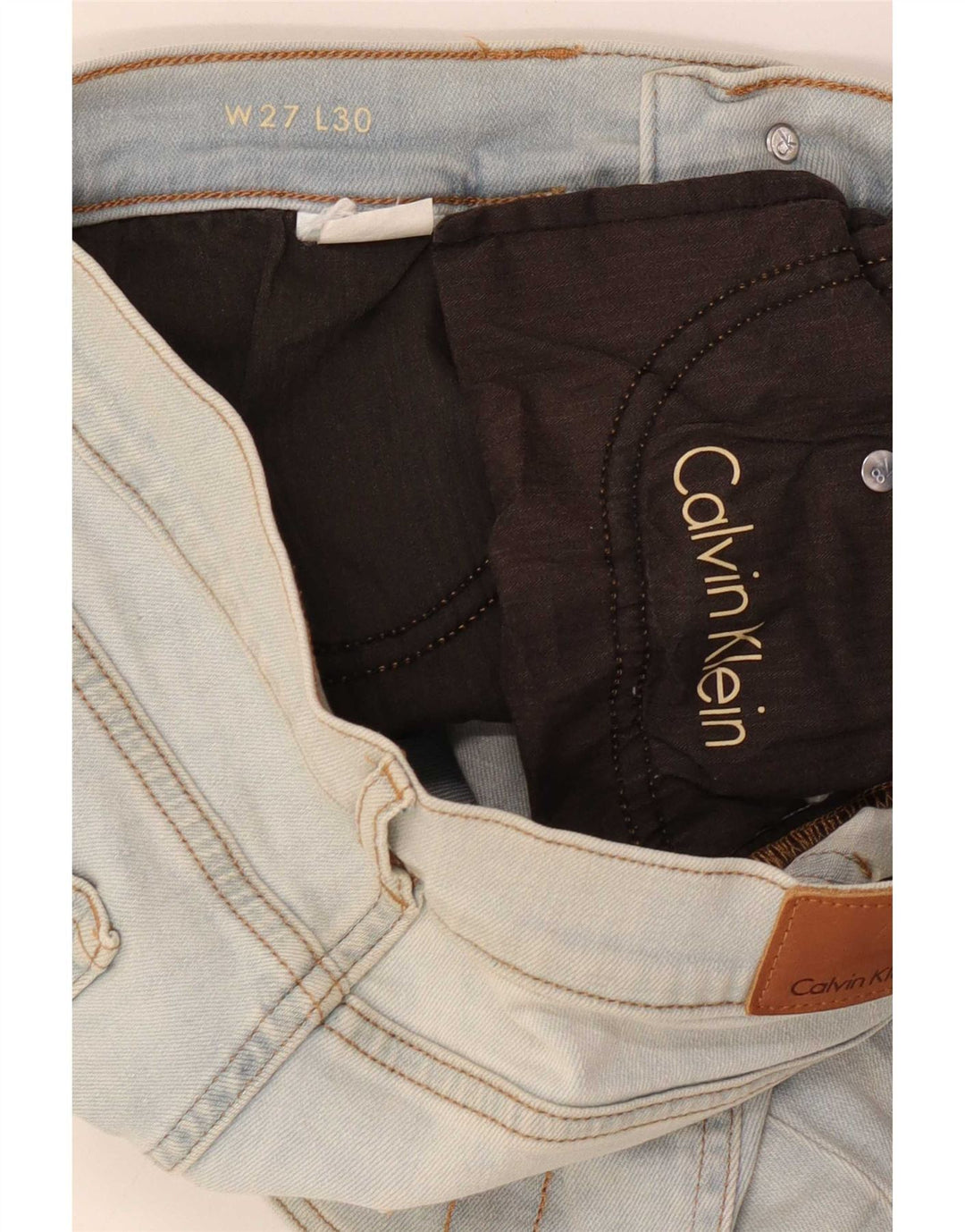Calvin Klein Γυναικείο Slim Jeans W27 L26 Blue