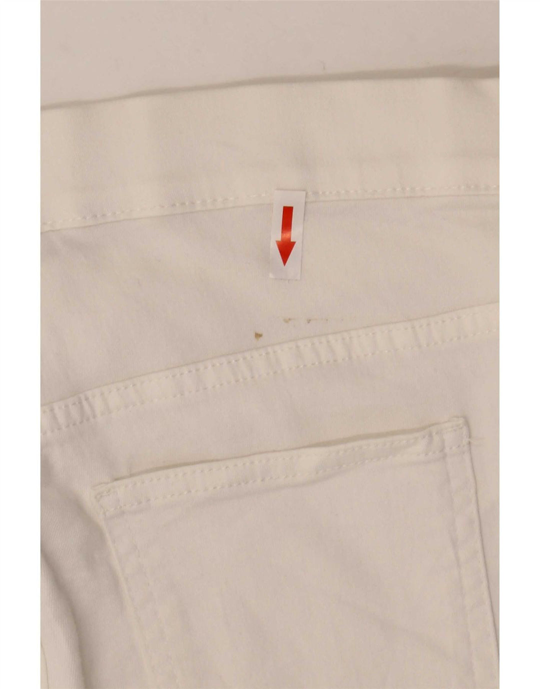Marks & Spencer Γυναικεία Jegging Τζιν UK 12 Medium W32 L28 Λευκό βαμβακερό