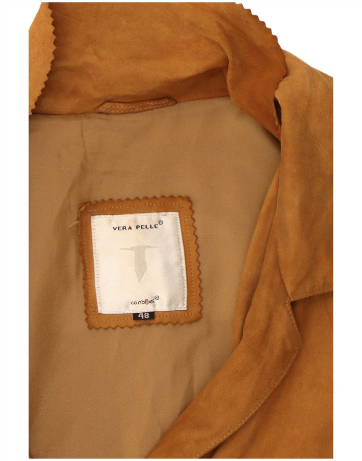 CONBIPEL Γυναικείο Υπερμεγέθη Σουέτ Πανωφόρι IT 48 XL Δερμάτινο Μπεζ