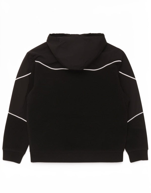 Adidas Ανδρικό Hoodie Jumper Medium Μαύρο ριγέ πολυεστέρα Sports