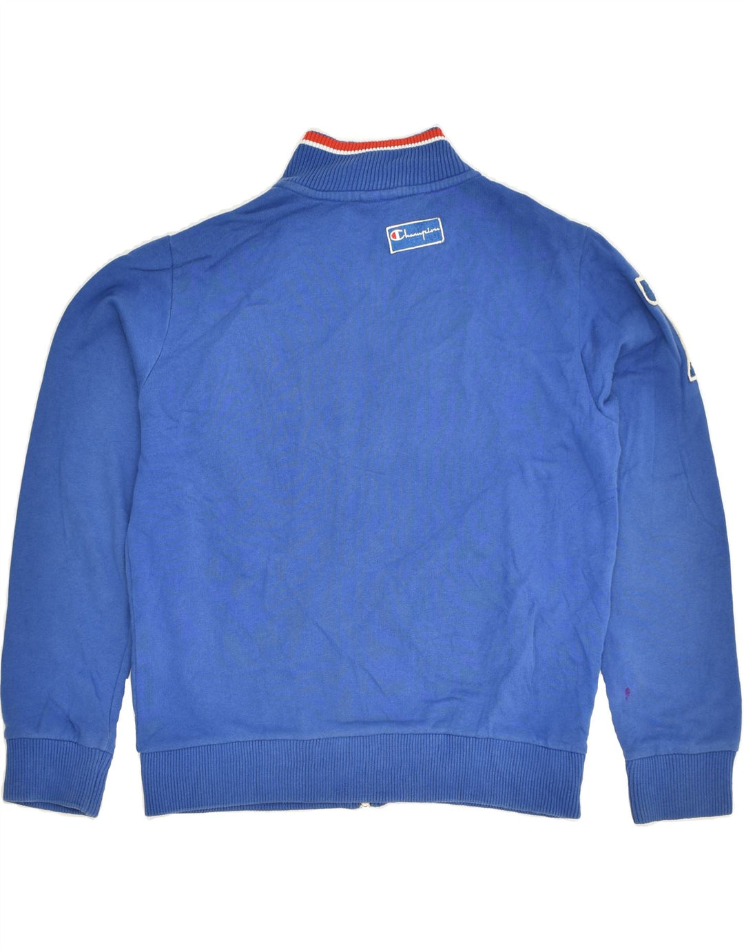 DIADORA Boys Graphic Tracksuit Top Jacket 11-12 Years XL Blue Cotton | Vintage Diadora | Thrift | Second-Hand Diadora | Used Clothing | Messina Hembry 