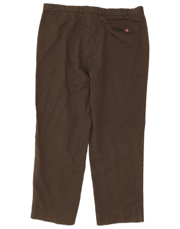 Marks & Spencer Ανδρικό κωνικό casual παντελόνι W38 L31 καφέ πολυεστέρας