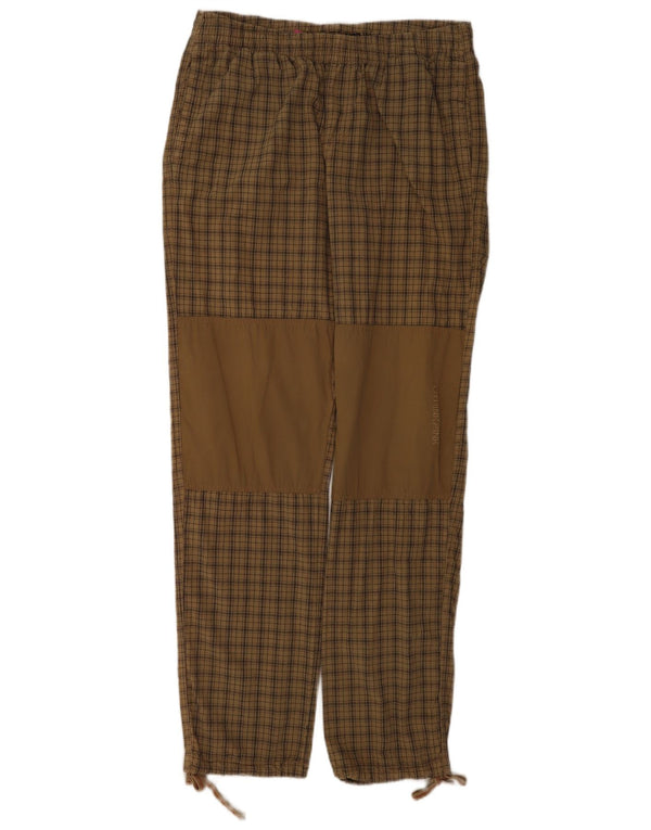 Think Pink Ανδρικό κωνικό παντελόνι Chino Large W34 L34 Khaki Check Cotton